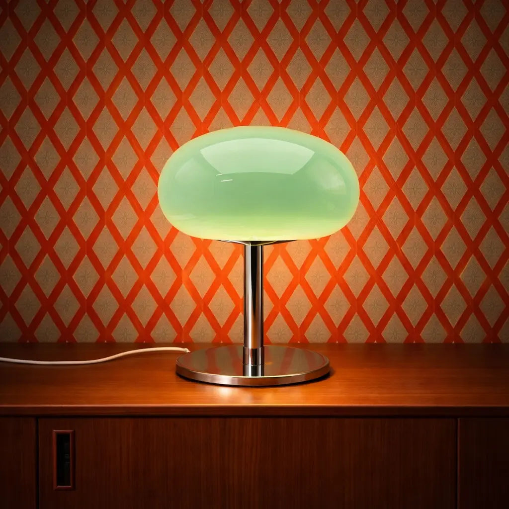 Lampe rétro design années 70 colorée – Luminaire décoratif style vintage (3 coloris) Studio Retro