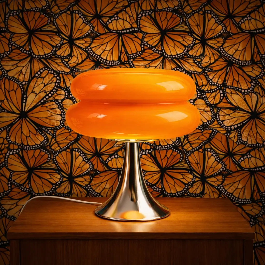 Lampe rétro design macaron années 70 – Luminaire décoratif style vintage (5 coloris) Studio Retro