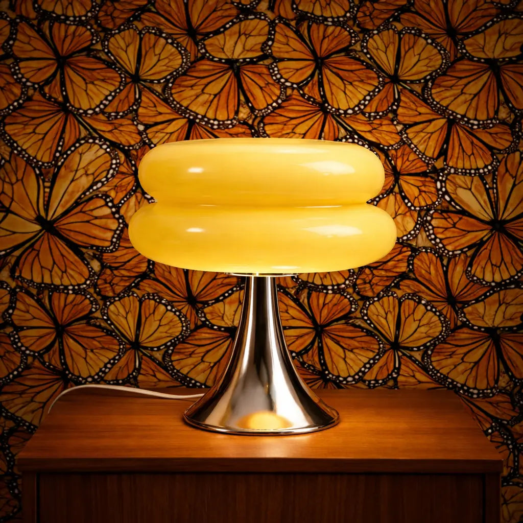 Lampe rétro design macaron années 70 – Luminaire décoratif style vintage (5 coloris) Studio Retro