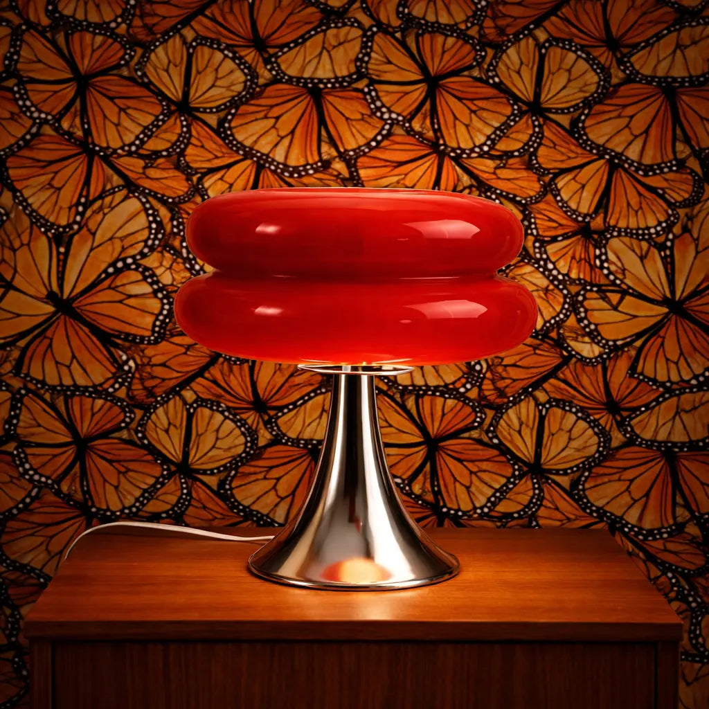 Lampe rétro design macaron années 70 – Luminaire décoratif style vintage (5 coloris) Studio Retro