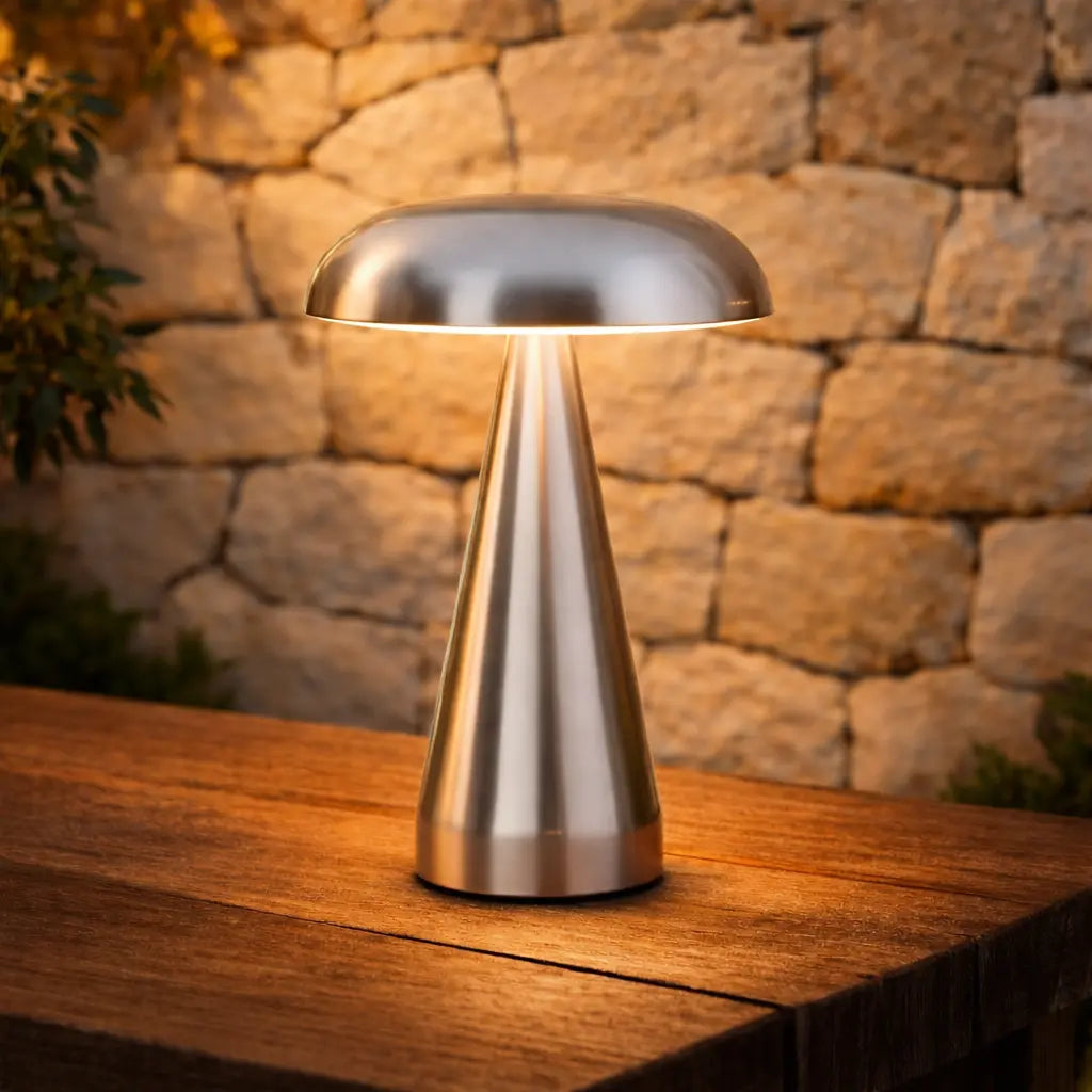 Lampe d'ambiance extérieure rechargeable Studio Retro