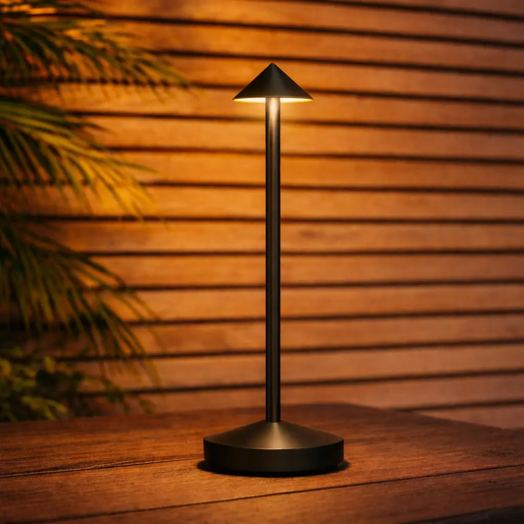 Lampe nomade extérieure design aluminium Studio Retro