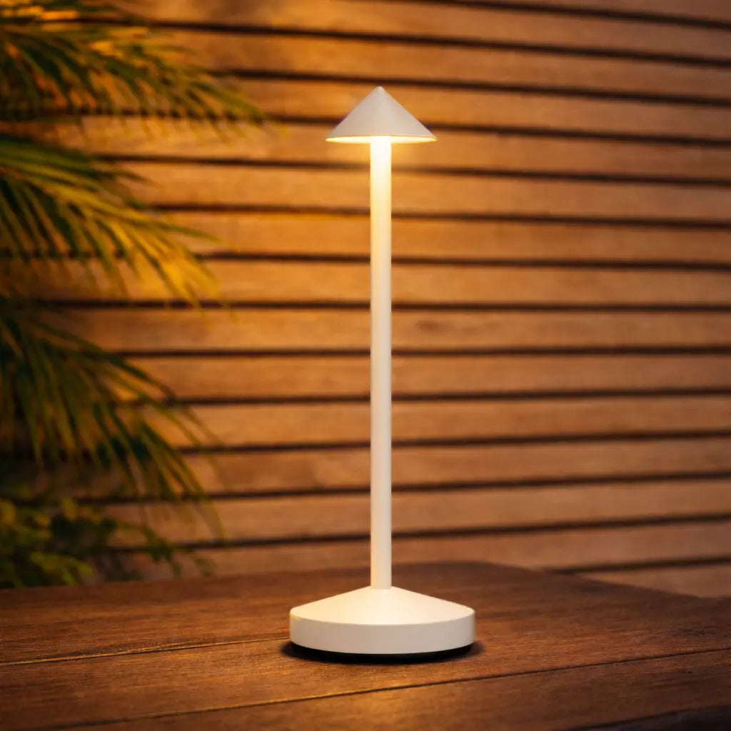 Lampe nomade extérieure design aluminium Studio Retro