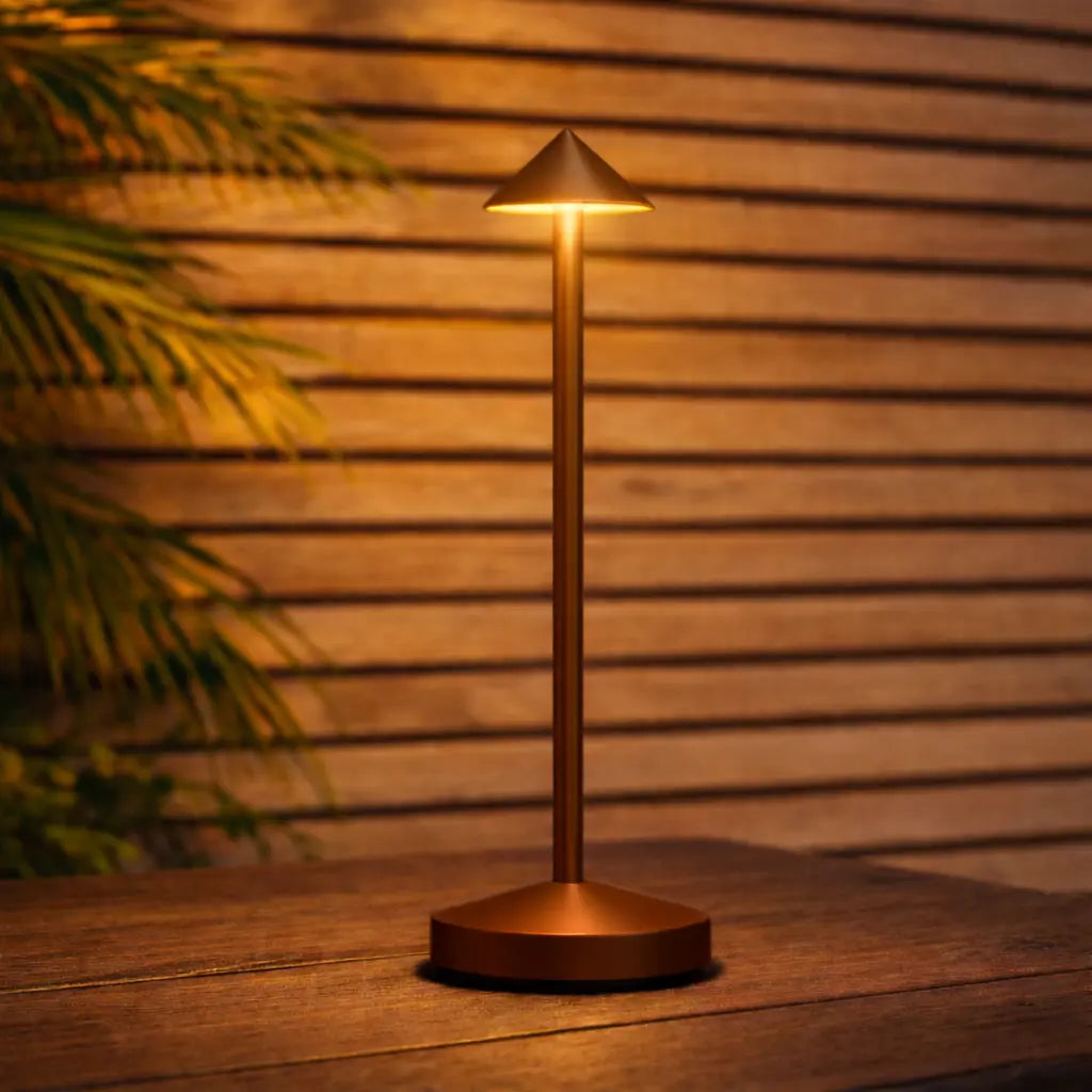 Lampe nomade extérieure design aluminium Studio Retro