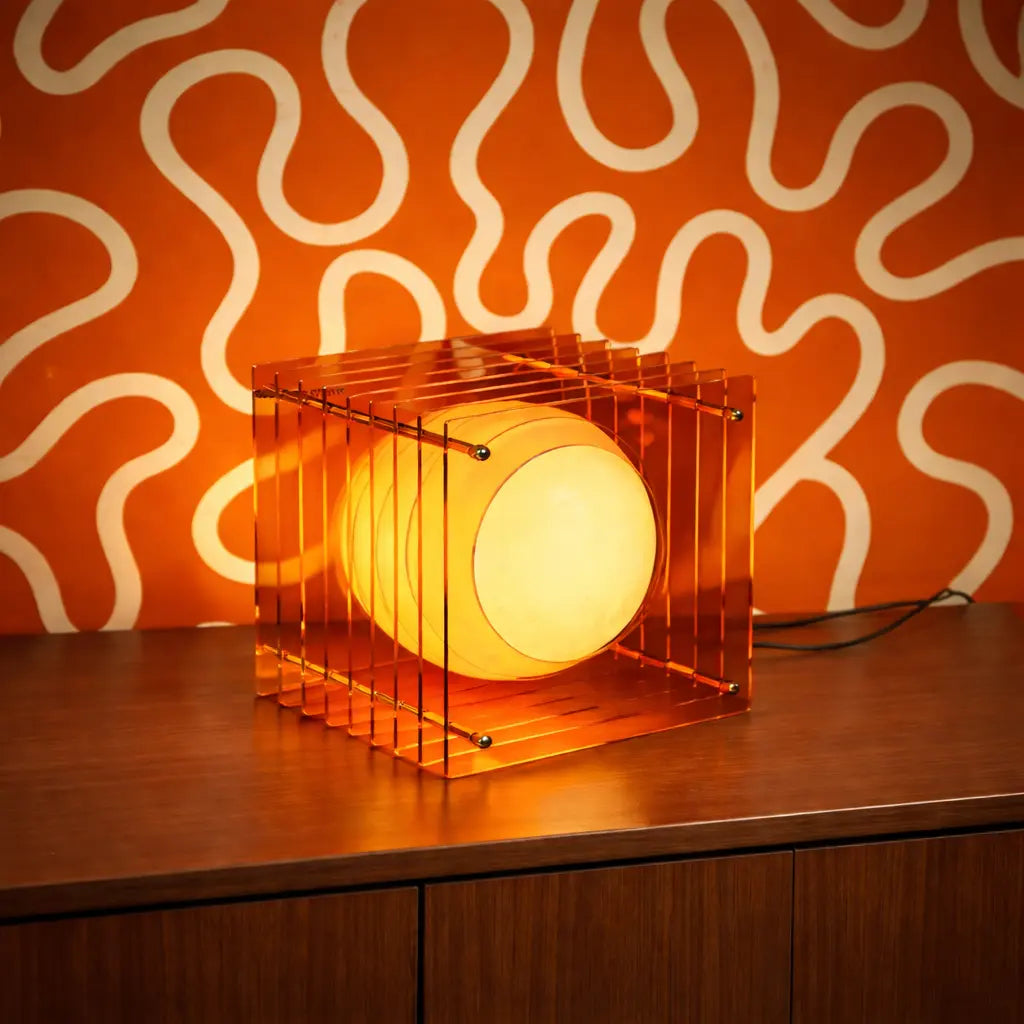 Lampe Bauhaus graphique rétro – Luminaire décoratif style vintage Studio Retro