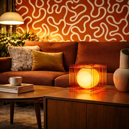 Lampe Bauhaus graphique rétro – Luminaire décoratif style vintage Studio Retro